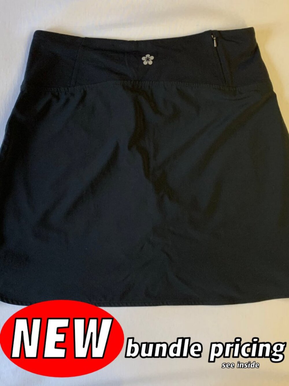Tuff Athletics Black Skort Size SMALL